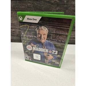 Madden NFL 23 EA Sports Xbox One Video Game Football John Madden Cover Disc Case